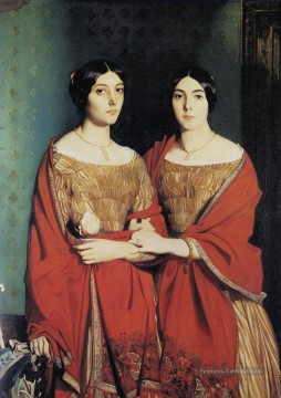 Les Deux Sœurs Théodore Chassériau Peinture à l'huile